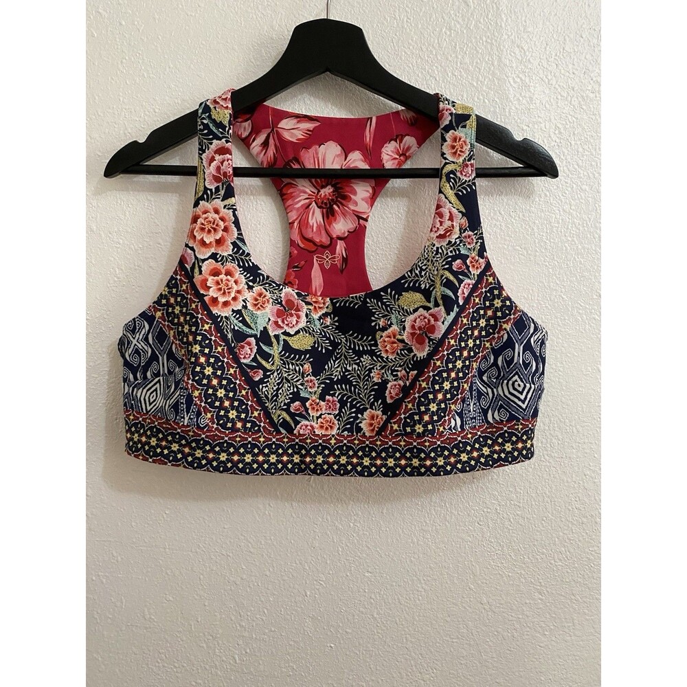 Johnny Was Reversible Activewear Sports Bra XL Top D35